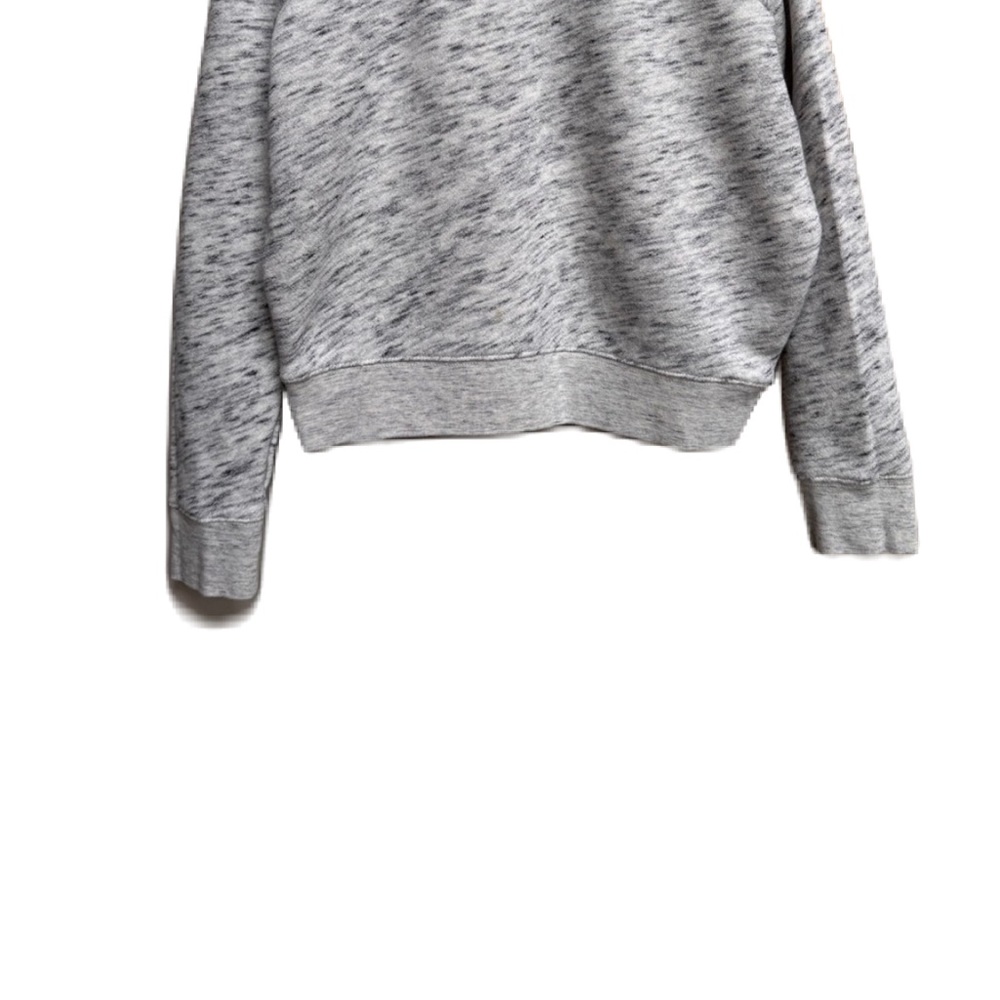 J. Crew Vintage Fleece Women’s Cropped Sweatshirt Gray Crew Neck. Size Small